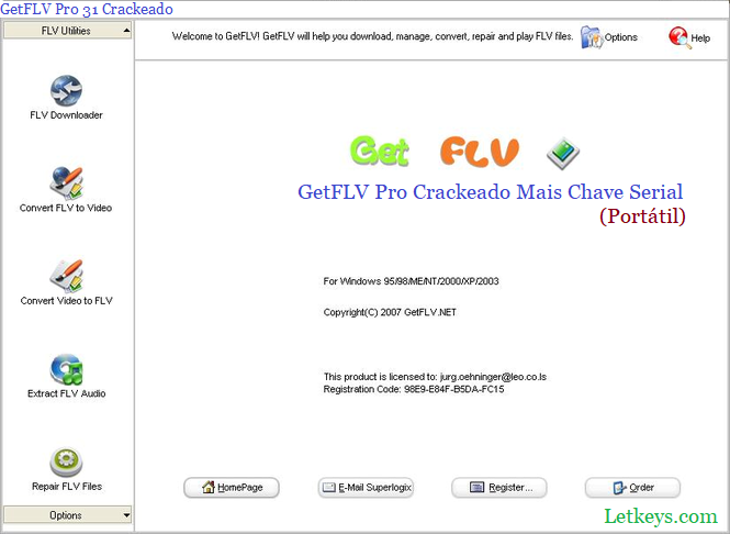 GetFLV Pro Downloader Portátil